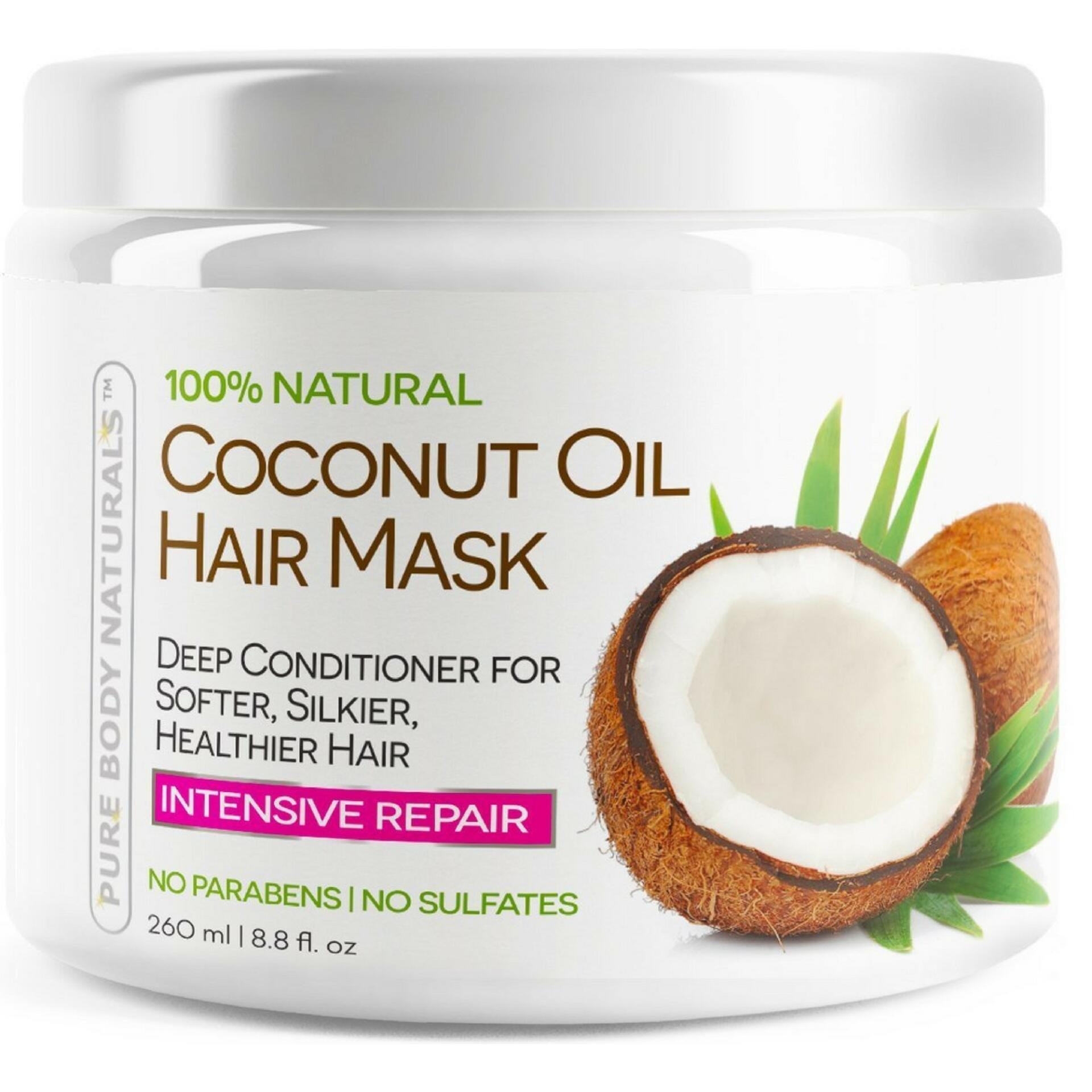 Coconut Oil Intensive Repair Hair Mask Pure Body Naturals