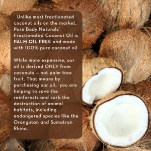 Organic Fractionated Coconut Oil, for Aromatherapy Relaxing Massage, Carrier Oil for Diluting Essential Oils, Hair Skin Care benefits