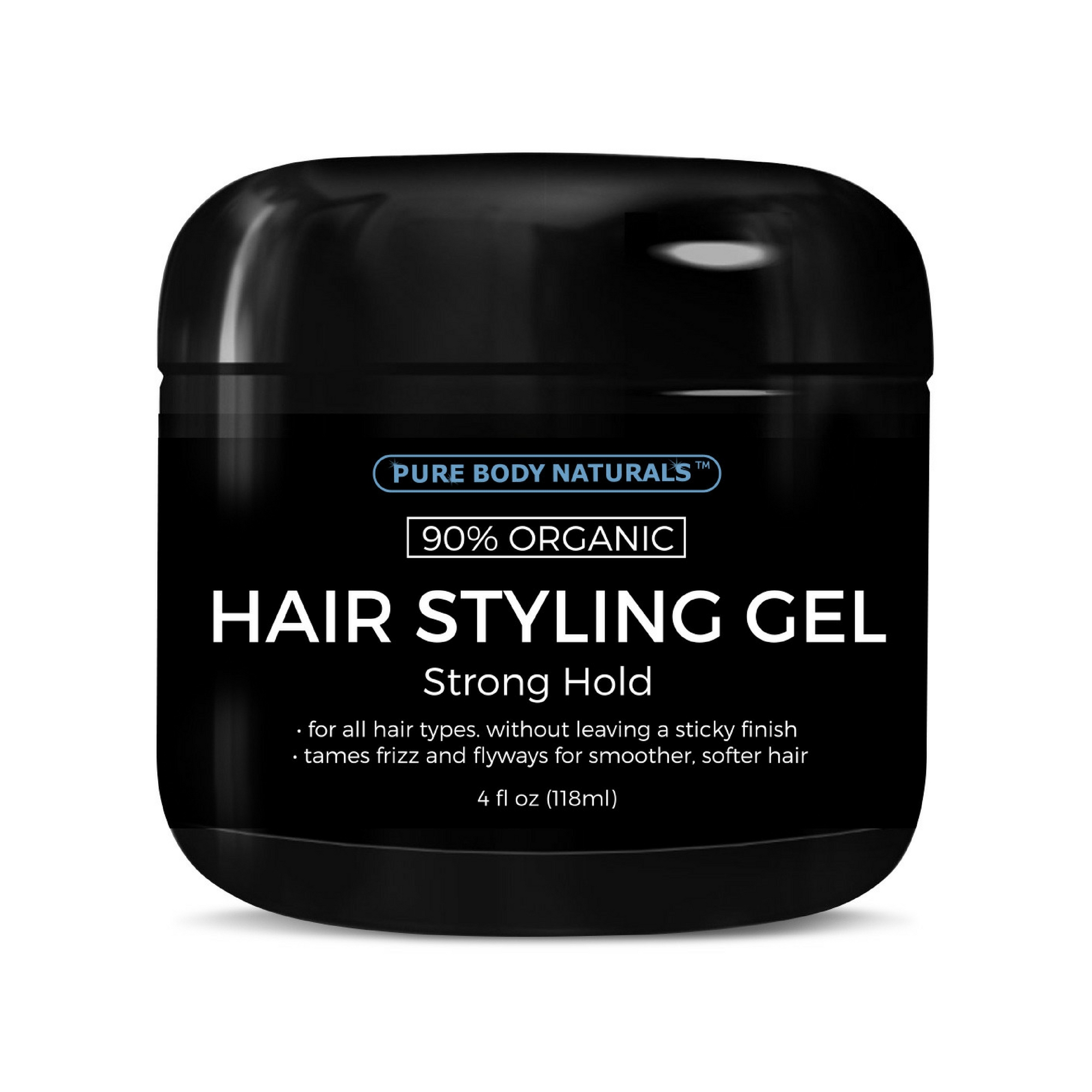 Strong Hold Hair Gel for Men | Pure Body Naturals