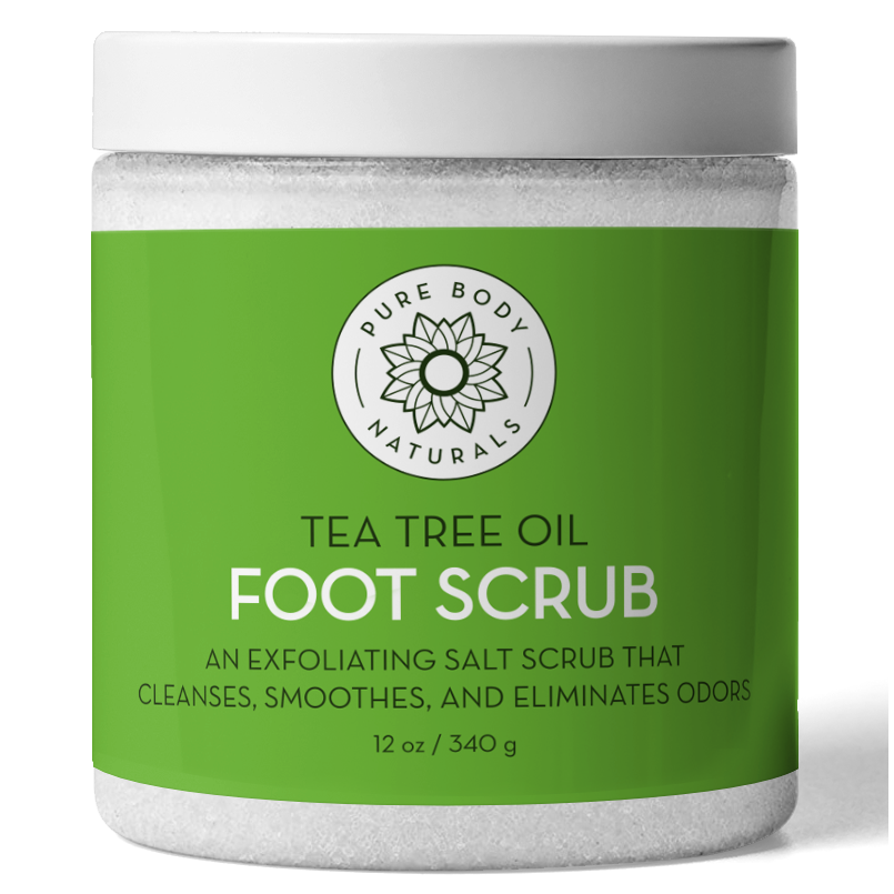 Tea Tree Oil Body and Foot Scrub Pure Body Naturals