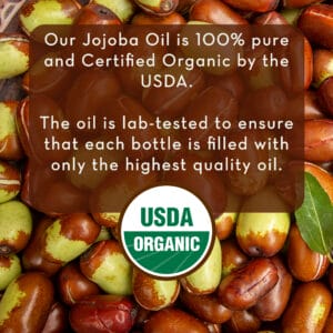 SVA Organics Jojoba Oil Organic Cold Pressed USDA Certified with Dropper 4 oz Pure Cold Pressed Unrefined Carrier Oil for Skin, Hair, Face, Massage, N